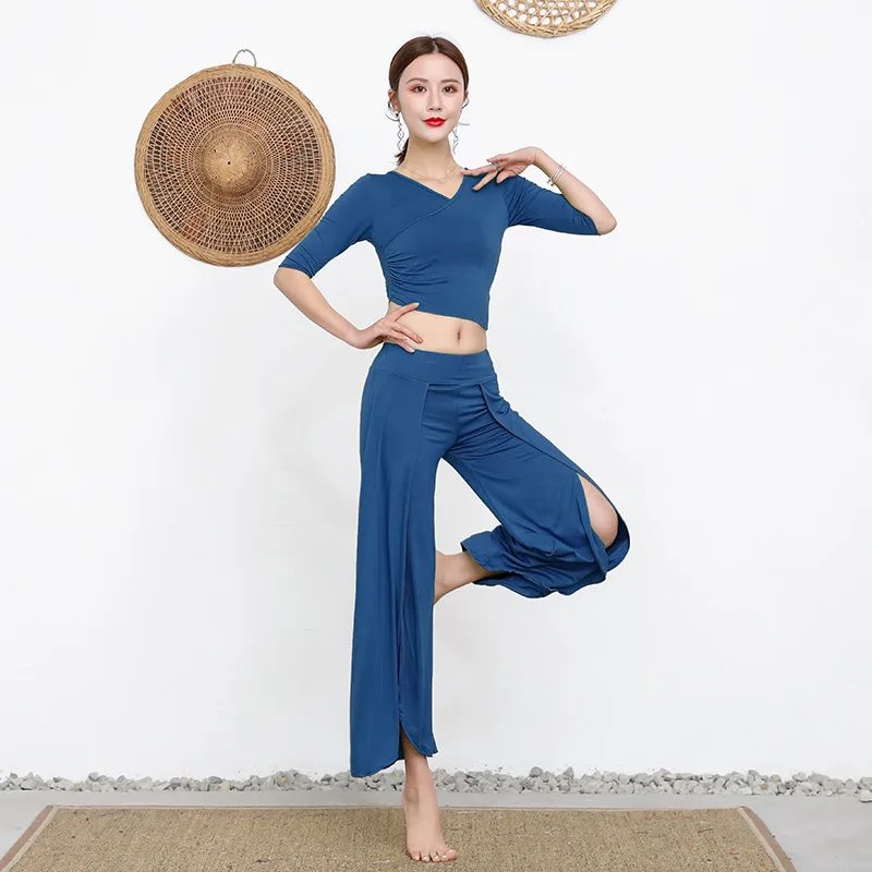 Nouveau Costume d'entraînement de danse du ventre costume de Performance Sexy costume adulte femme