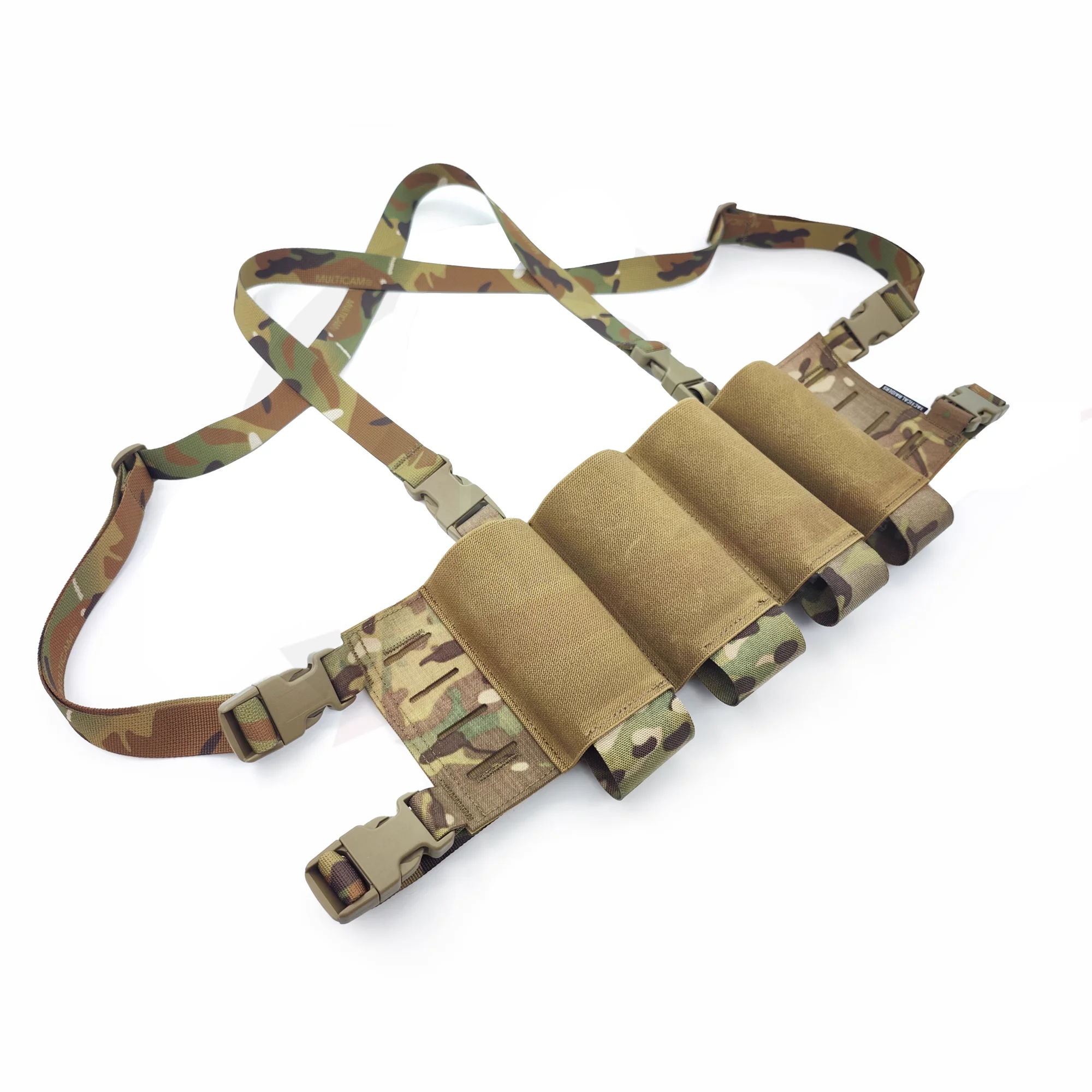 

Low Visibility Universal Chest Rig Elastic Quadruple Laser Tactical Chest Hanging