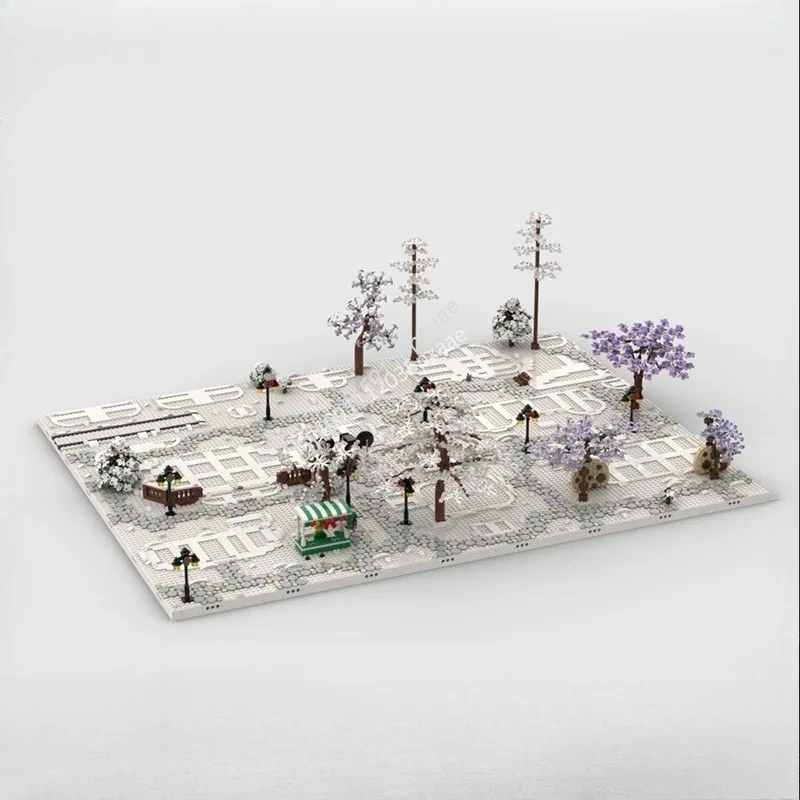 ウィンターヴィレッジディスプレイベースセット 10325 10308 10339 10293 10275 10267 Moc ビルディングブロッククリエイティブレンガおもちゃクリスマスギフト