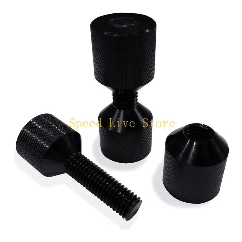 

547C Durable Aluminum 1-1/8inch Two Hole Pins Set 2 Hole Flange Alignment Pin Firm Flange Arrangement Pin Set Handy Universal