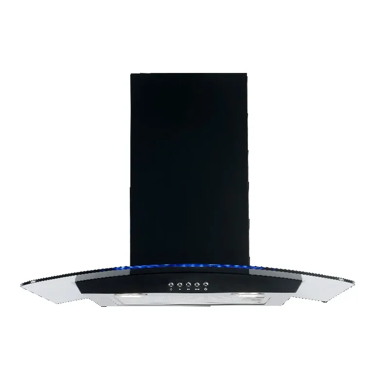 Modern design stainless steel range hood Smart kitchen Wall-mounted strong cleaning ability