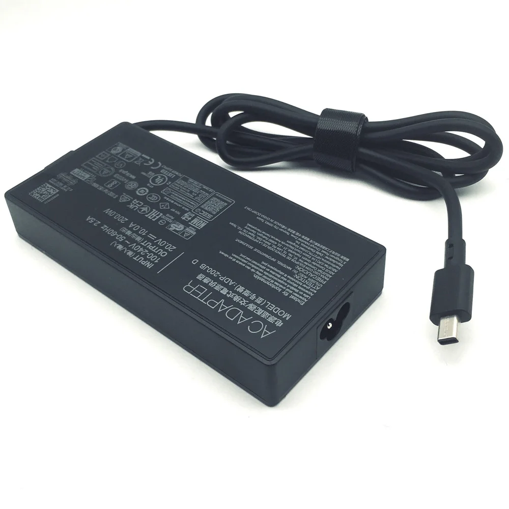 Ładowarka 200W do Asus ROG Zephyrus/TUF G16 G14 A14 A16 2024 2025 GA605 GU605 GA403, zasilacz sieciowy 20V 10A — zdjęcie produktu 3
