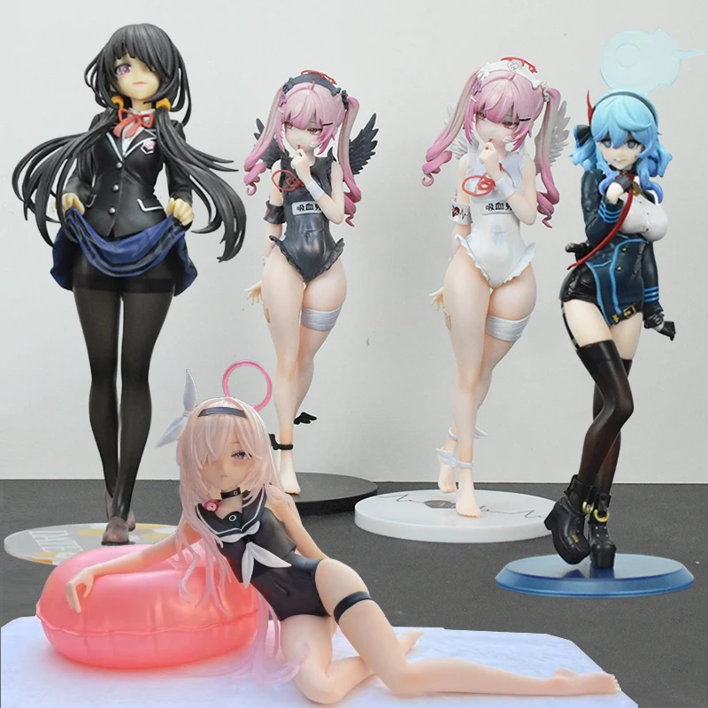 

Anime Blue Archive Prana Figure Tsukuyomi Riko Trainee Nurse Bibi Buttons Action Figure DATE A LIVE Tokisaki Kurumi Figurine Toy