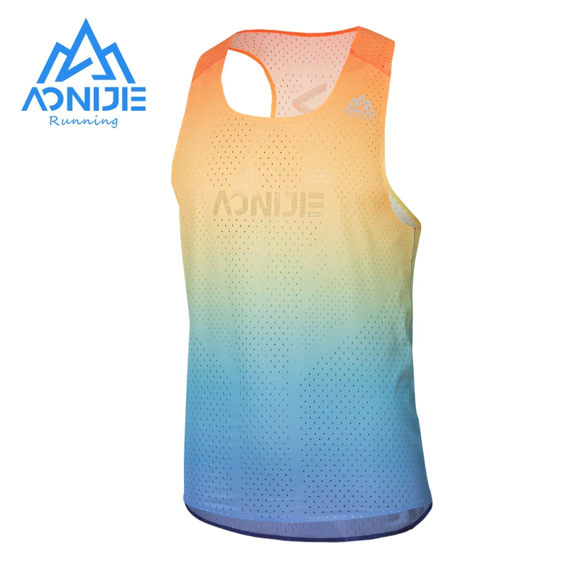 AONIJIE FM5155 Male Men\'s Quick Drying Sports Vest Ultra-light Cross-country Underwaist Running Sleeveless For Marathon