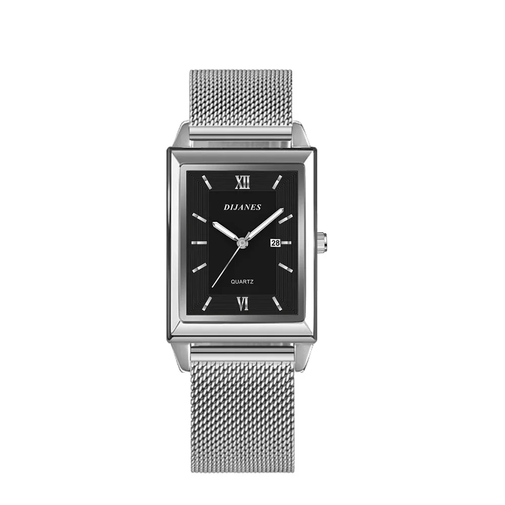 Men's Luxury Calendar Date Leather Watch