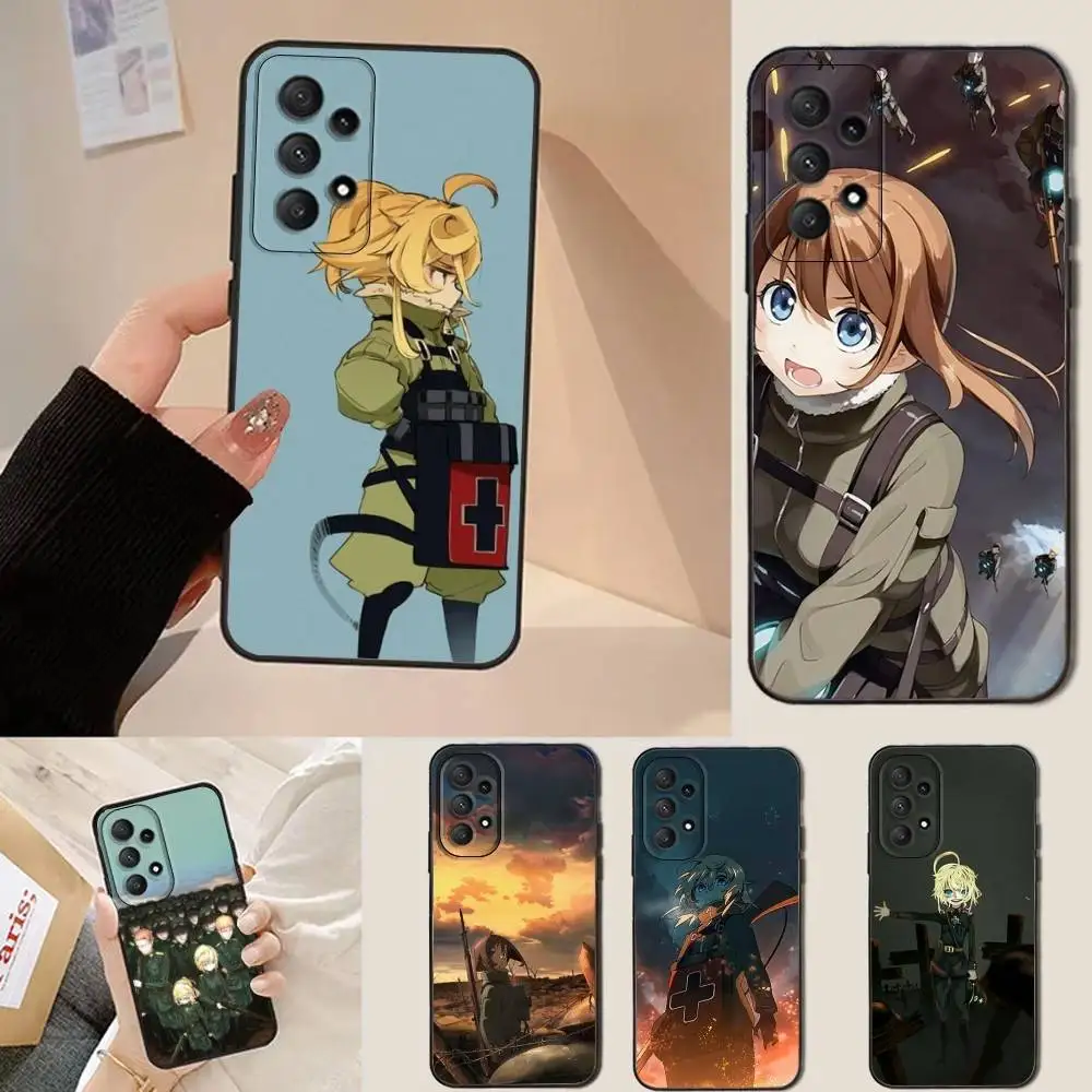 

Y-YoujoS SenkiS II Phone Case For Samsung Galaxy A73,31,32,72,22,53,52,71,41,5G,Note,J7,8,9 Soft Black Cover