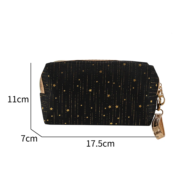 Napkin Cosmetic Bag Women Make Up Bag Bling Stars Pouch Wash Toiletry Bag Travel Ladies Makeup Bag Tampon Holder Organizer Bags