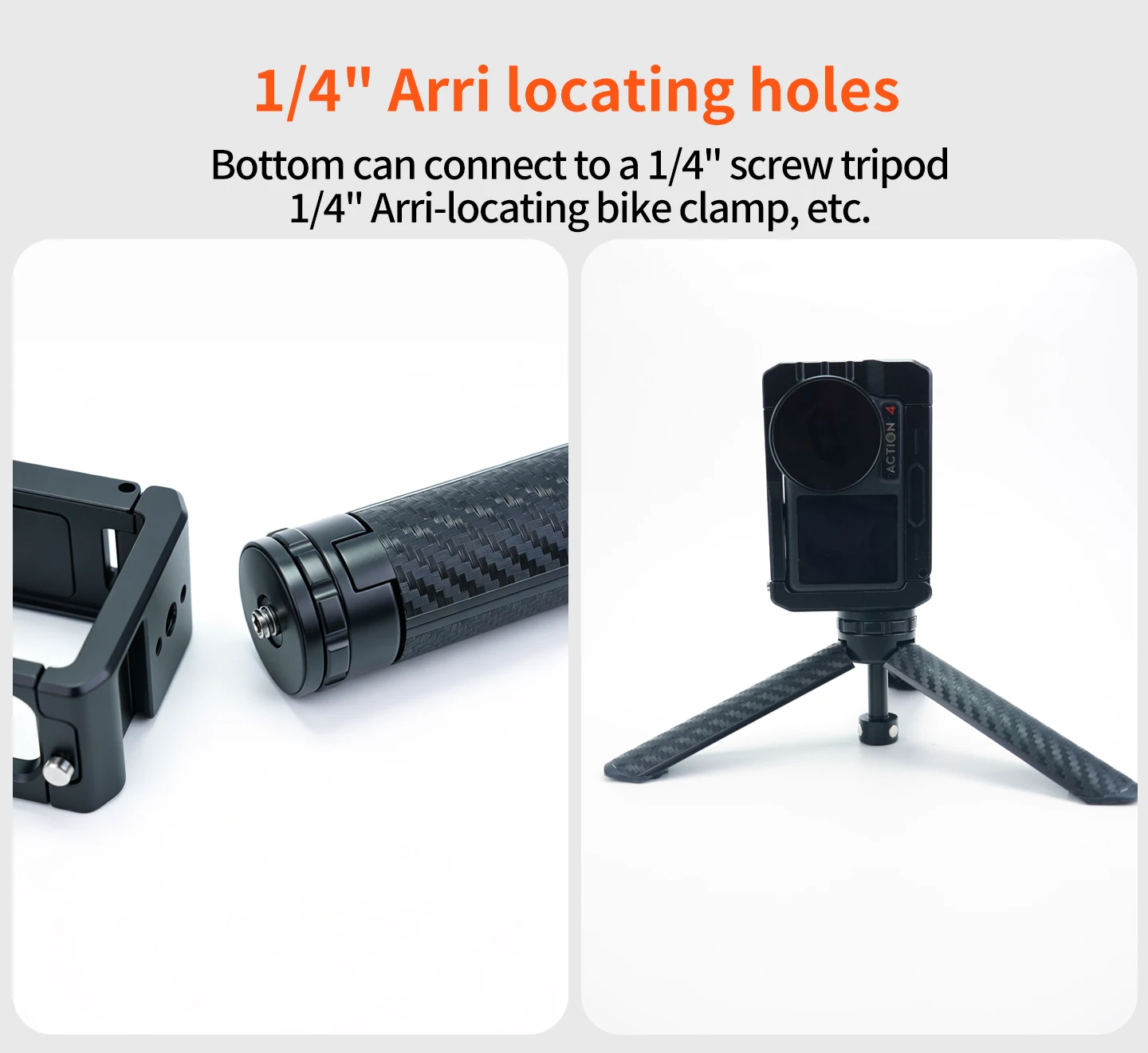 Ein-Tasten-Schnellverschluss Magnetischer Schutzrahmen für DJI Osmo Action 5Pro 4 3 Kamera mit Cold Shoe und 1/4-Zoll-Loch sowie Ladefunktion – Detail 9
