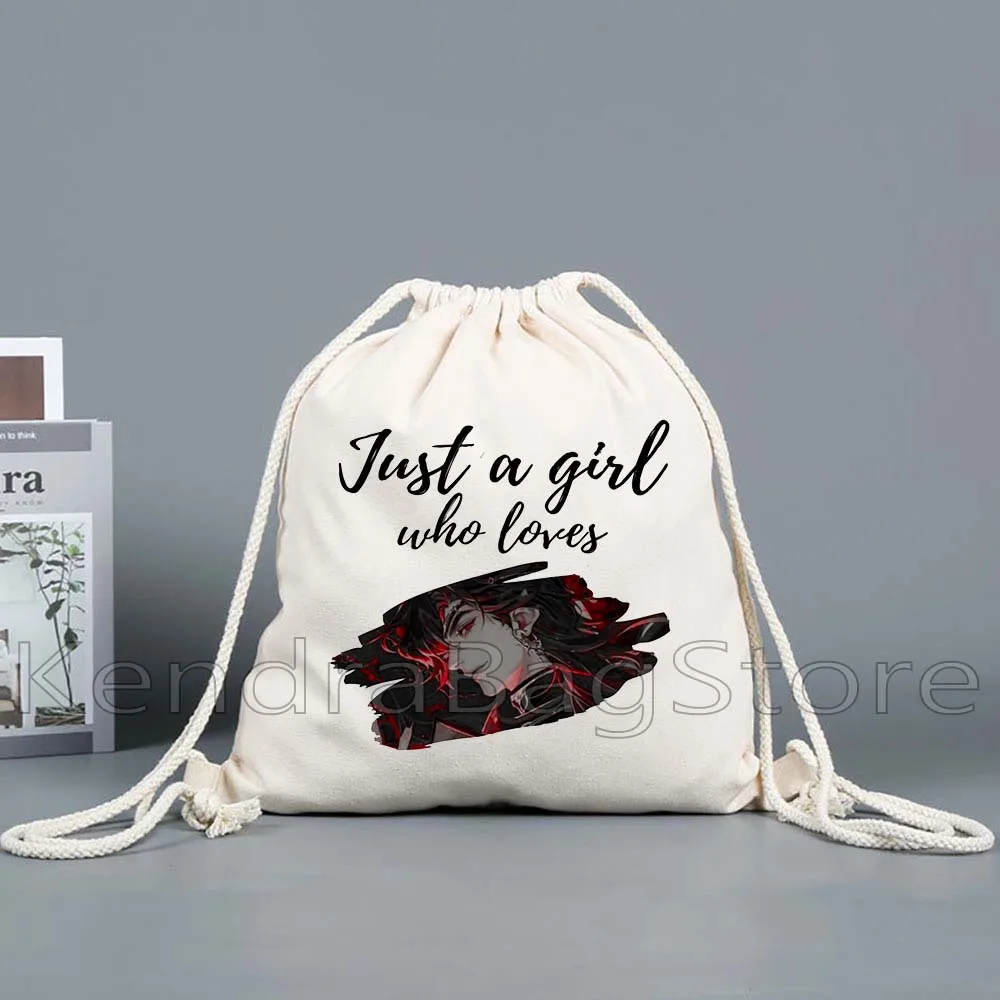 Anime Tian Guan Ci Fu Heaven Official's Blessing TGCF Hua Cheng XieLian Umbrella Drawstring Bags Soccer Backpack Gym Sackpack