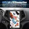 Android Drahtlose Carplay AutoRadio Für Jeep Grand Cherokee WK2 2014-2017 Auto Stereo Bluetooth GPS Multimedia Player Navigation 6
