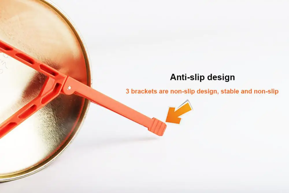 야외 스토브 가스 탱크 브래킷, 가스 버너 캠핑 병 선반 스탠드, 삼각대 접이식 캐니스터 스탠드, 틸팅 방지 스탠드
