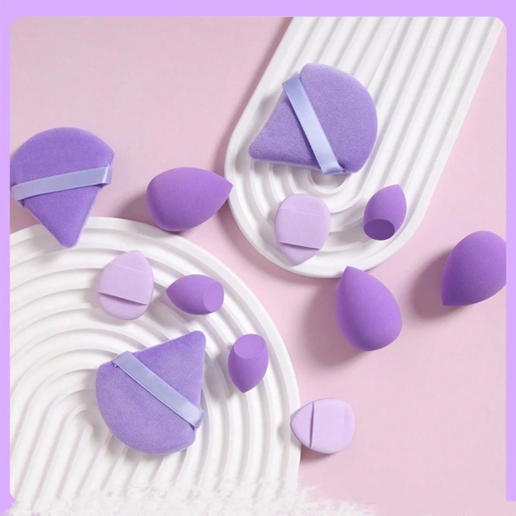 مجموعة أدوات مكياج مكونة من 12 قطعة، مقاس كبير، بودرة مكياج ناعمة عملاقة، مناسبة لإعداد مكياج ركن المكياج، مكياج مبتدئ