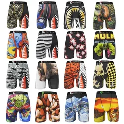 ETHIKA Sexy Men's Underwear Print Boxer Cueca Man Lingerie Men Panties Boxershorts Boxerbriefs Plus Size Boxers Briefs S-XXXL