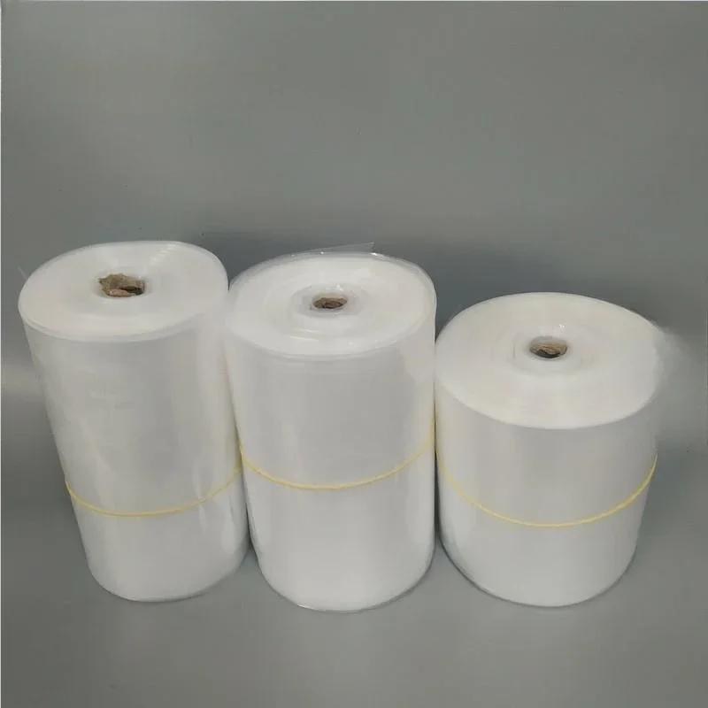 1kg/roll PE Long Strip Thick Cylindrical Bags Dustproof Packaging Pouch Fruit Wood Antifreeze Grafting Sleeve Straight Tube Bag