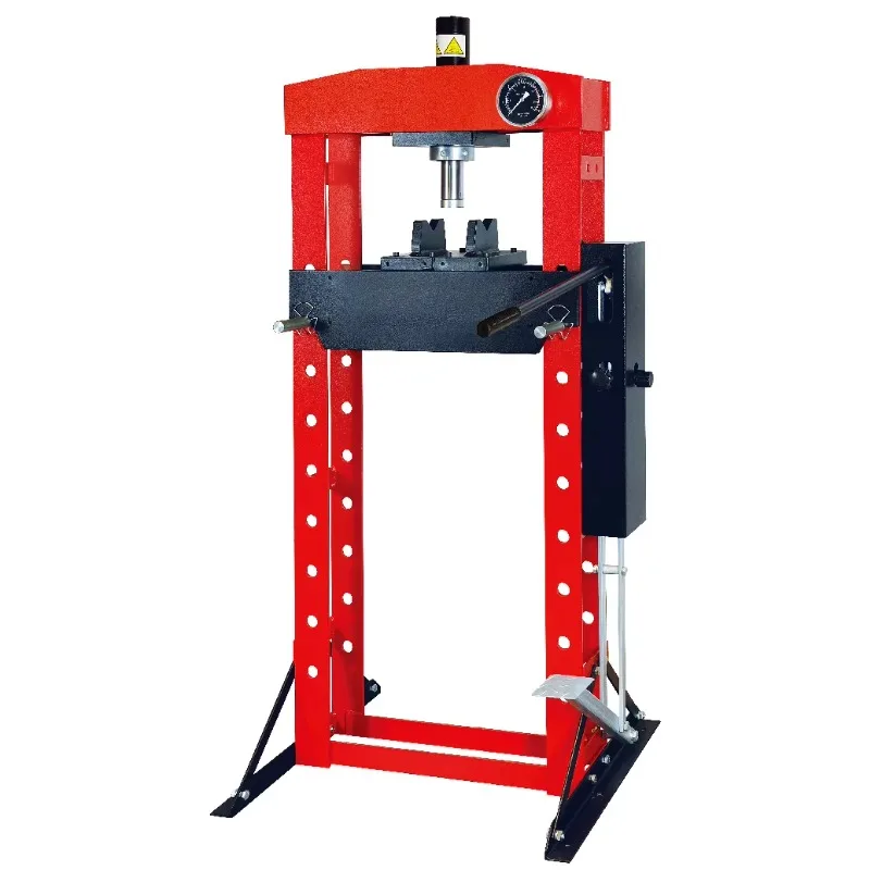 High-quality hydraulic vehicle equipment workshop 20T 30T hydraulic workbench press foot-operated hydraulic press