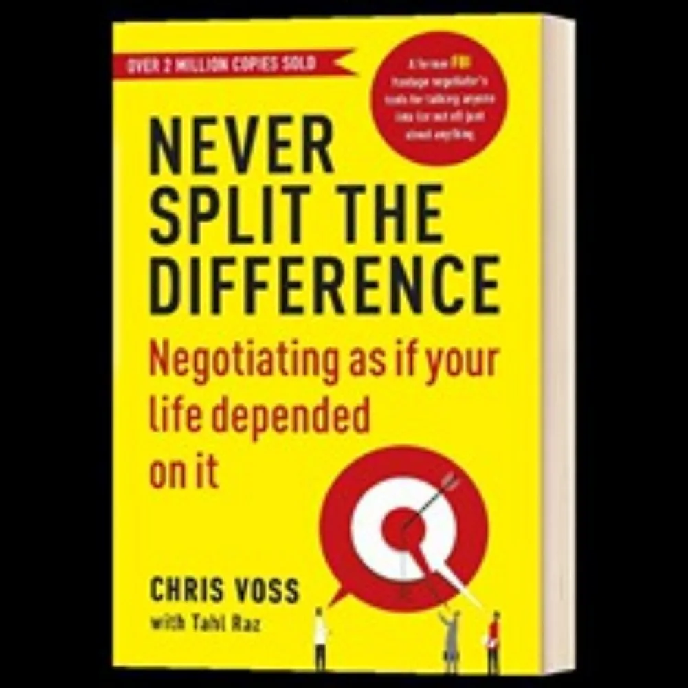 

2026Never Split The Difference By Chris Voss Books In English for Adults Negotiations Emotional Intelligence New Listing