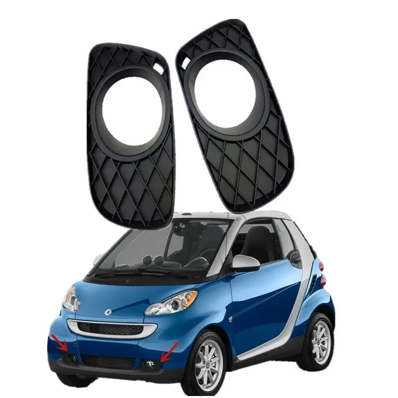 

Pair Front Left Right Fog Light Lamp Cover Frame for Smart Fortwo 451 07-14