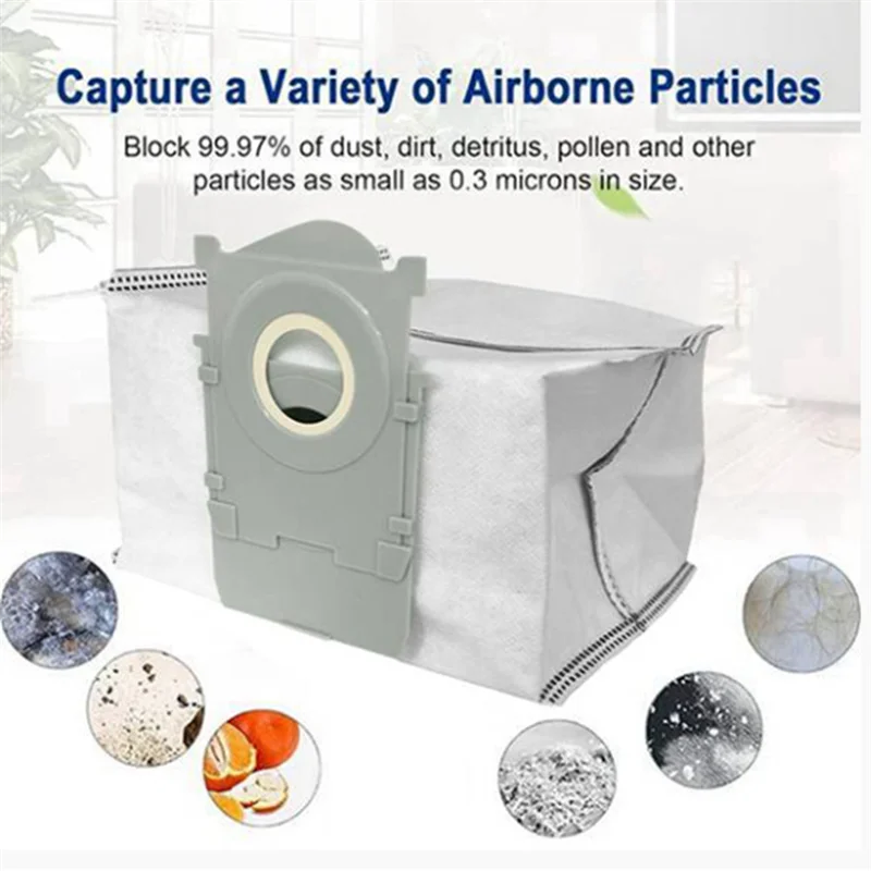 

B89B-10 Pcs For Ecovacs X8 Pro Omni Robot Vacuum Roller Side Brush HEPA Filter Mop Pad Dust Bag Ultra Durable Accessories