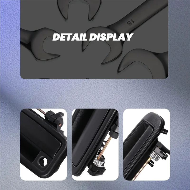 

AU34-4 PCS(Front Rear Left Right)Outside Outer Exterior Door Handle For Toyota Corolla 1988-1992 69210-12110 69220-12110