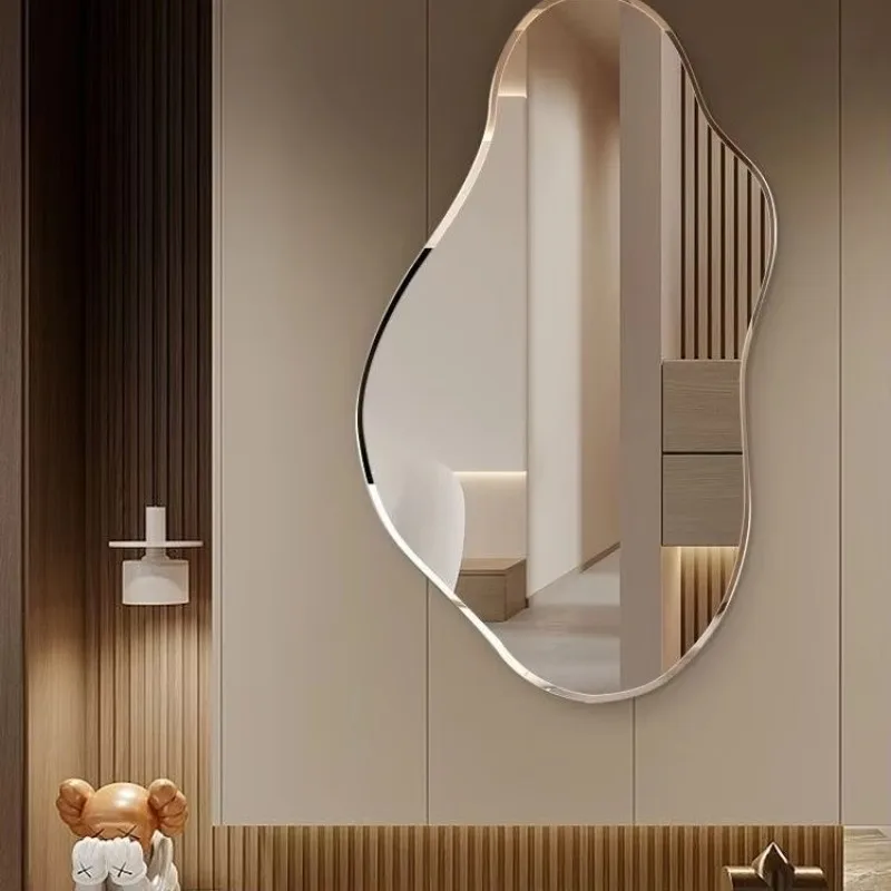 

100X60CM Производитель индивидуального дизайна Роскошное настенное геометрическое креативное художественное домашнее декоративное зеркало для макияжа