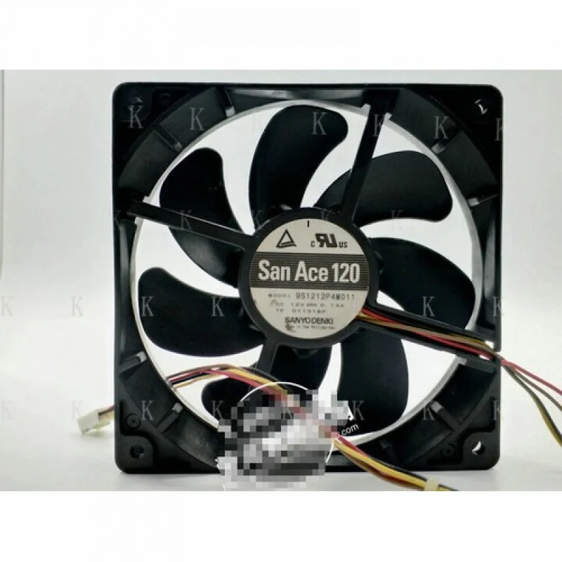 

C 1pcs FOR SANYO 9S1212P4M011 12025 PWM silent fan 4pin