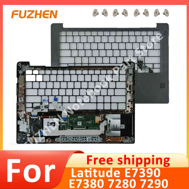 

Новый сменный чехол для ноутбука Latitude 7280 E7390 E7380 7290 с сенсорной панелью, функция отпечатков пальцев, упор для рук, чехол C 0VPYNM