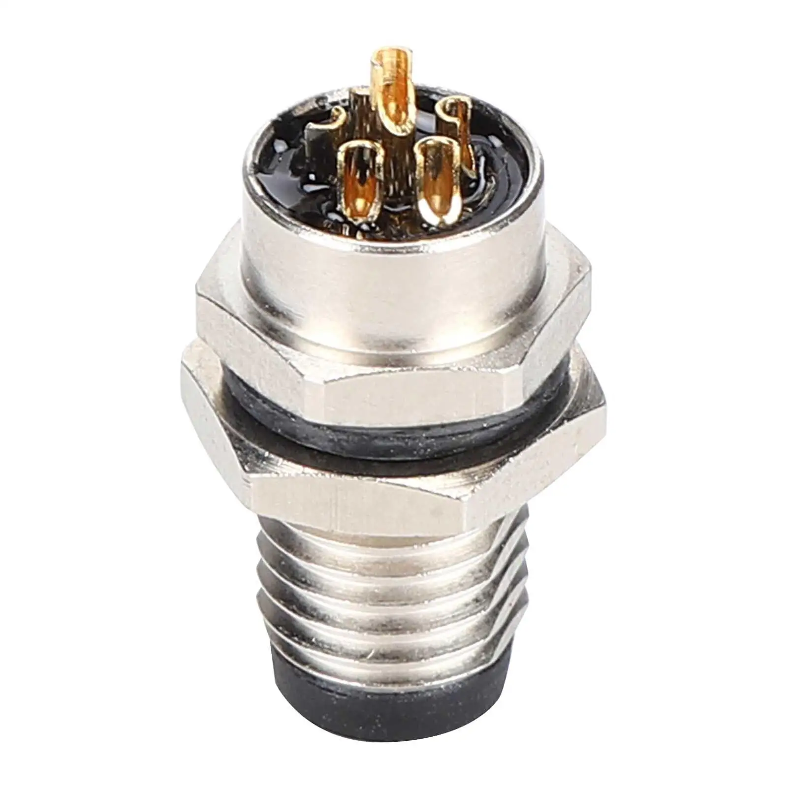

M8ConnectorIP67Водонепроницаемая панельConnectorPlugForMaleSocketBrassПромышленное использование