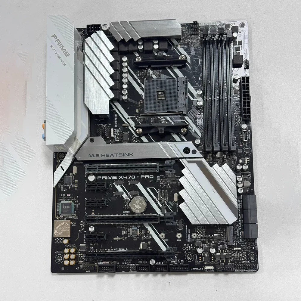 ATX motherboard DDR4 PRIME X470-PRO view 4