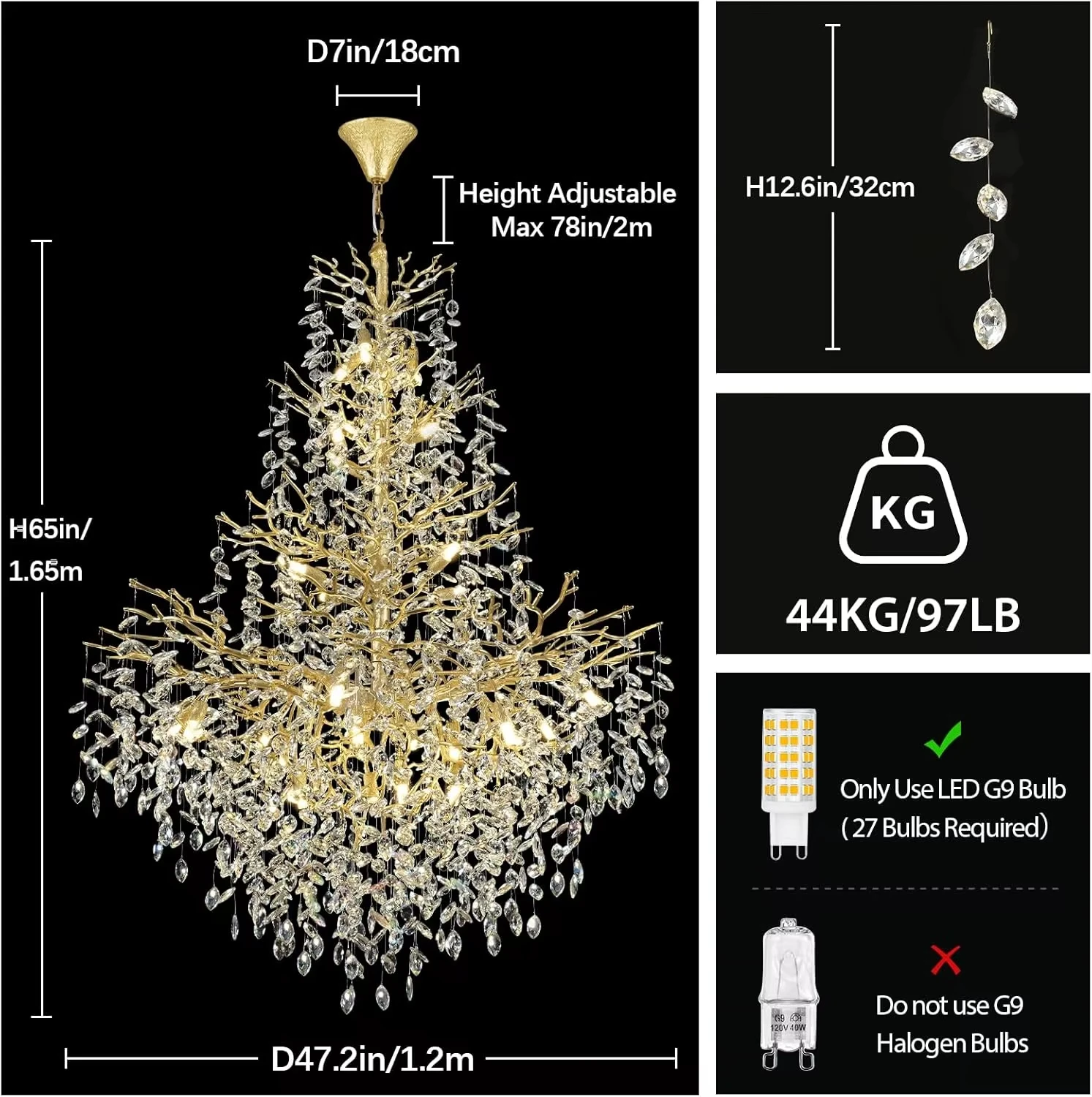 Luxury Crystal Chandelier 6