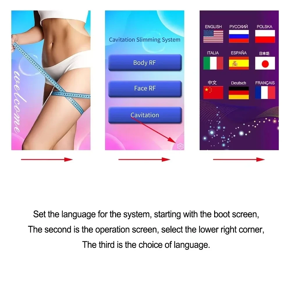 40K Ultrasone Cavitatie Machine Radiofrequentie korporaal Facial Lifting Lichaam Afslanken Schoonheid huid Massage Gewichtsverlies Machine