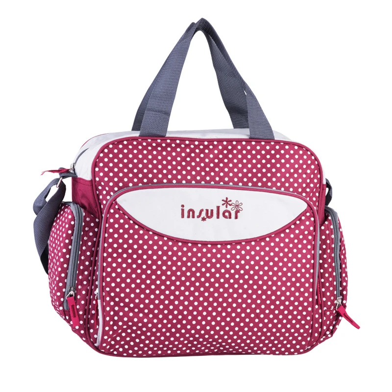 INSULAR New Arrival Baby Diaper Bag Multi-functional Nappy Bag Large Capacity Mommy Changing Bag Waterproof Nursing Mother Bags