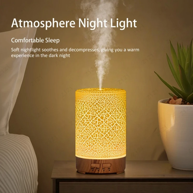 Crack Essential Oil Humidification Aromatherapy Machine USB Desktop Silent Colorful Atmosphere Light Aromatherapy Machine
