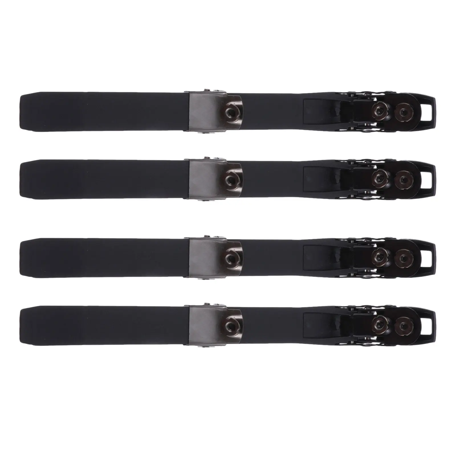 

4Pcs Inline Skate Buckle Strap Replacement Heavy Duty Roller Skate Fastener Binding Adjust Strap Spare Parts for Skating Shoes