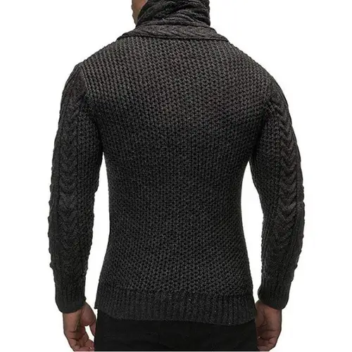 Imagen 2 del producto 2025 Cárdigan de invierno para hombre, chaquetas de lana, cárdigan grueso, abrigos, ropa de marca para hombre, abrigo tejido con botones, suéter para hombre, Top