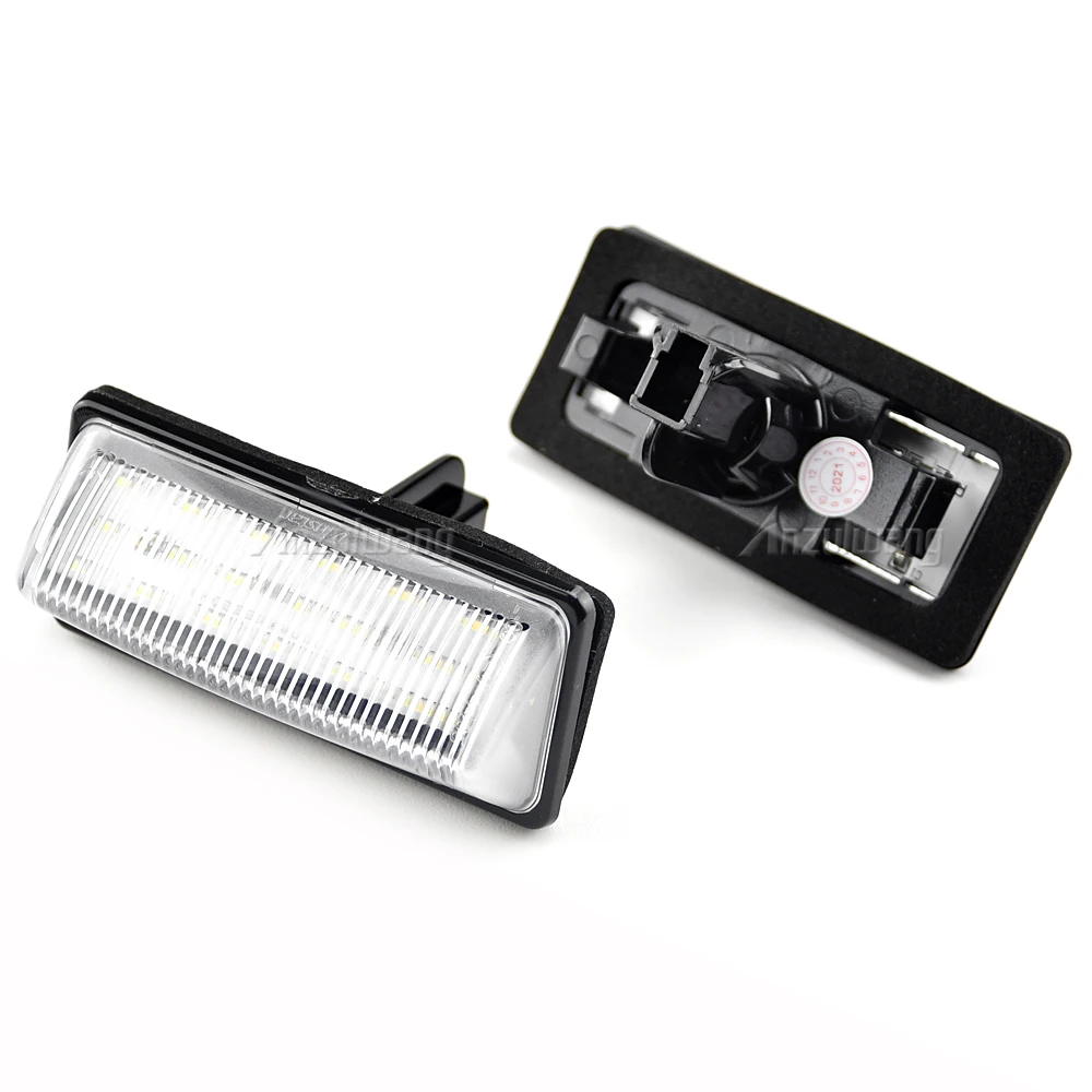 12V LED Number Plate Lamp For 2014-up Nissan Versa Note For 2011-up Infiniti QX56 QX60 White License Plate Light Assembly