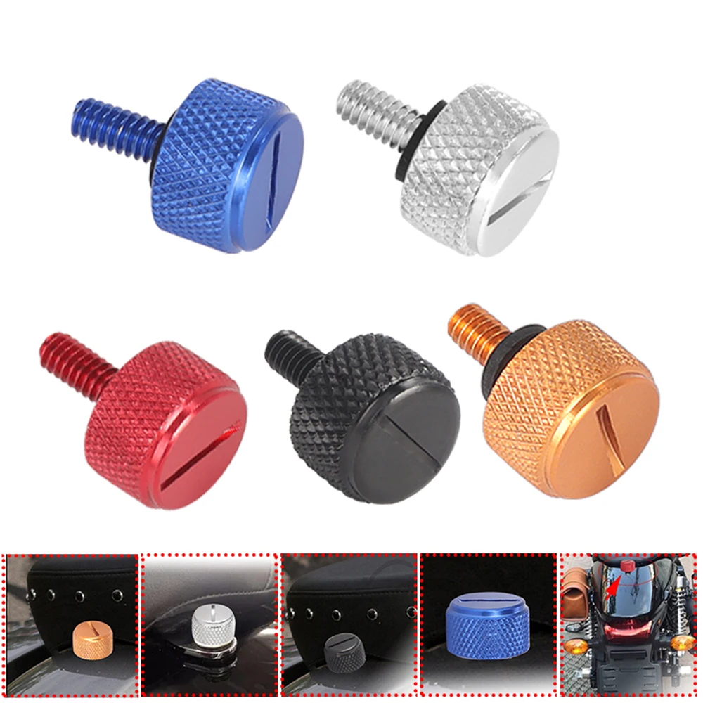 

Заднее быстрое крепление, 5 цветов, резьба 5 мм, болт сиденья для Harley Sportster Softail Touring Dyna Street Glide Road King 96-20