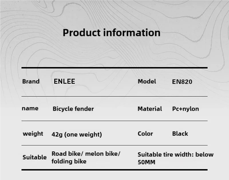 ENLEE Fahrrad Kotflügel Melone Fahrrad Schaber Kies Flacher Griff Schlamm Fliesen Wasser Barriere Einstellbar Erweitern Outdoor Regen Barriere – Detail 2