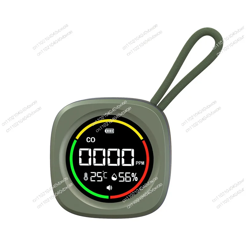 

New carbon monoxide detector outdoor camping portable CO detection alarm temperature and humidity 3-in-1 detection
