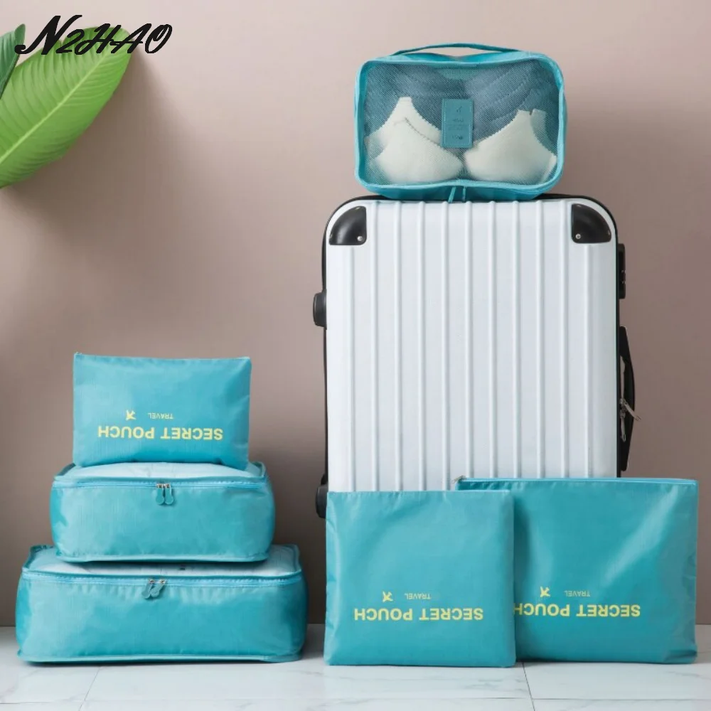 

6 шт./набор, дорожный органайзер для одежды и обуви