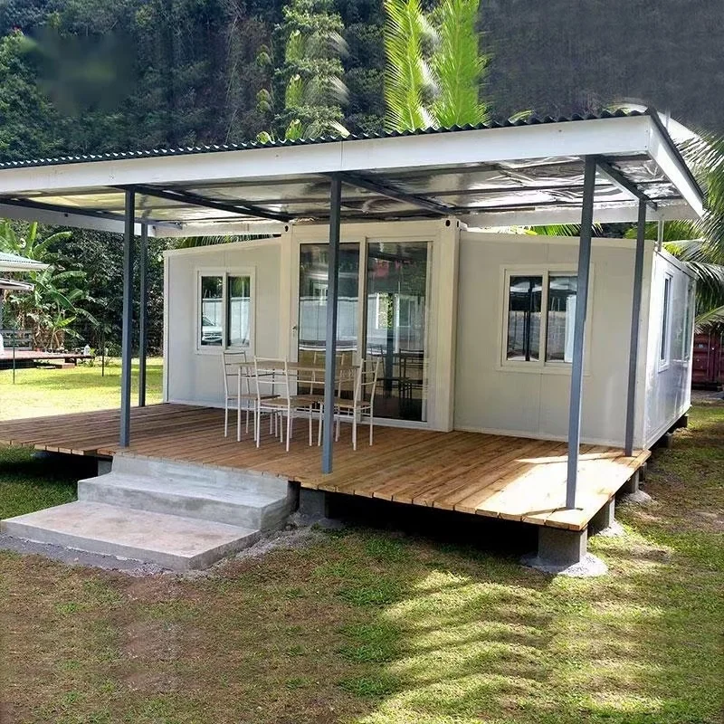 Prefab Modern Container Homes Steel Structure Garden House Coffee Shop Casas Prefabricadas