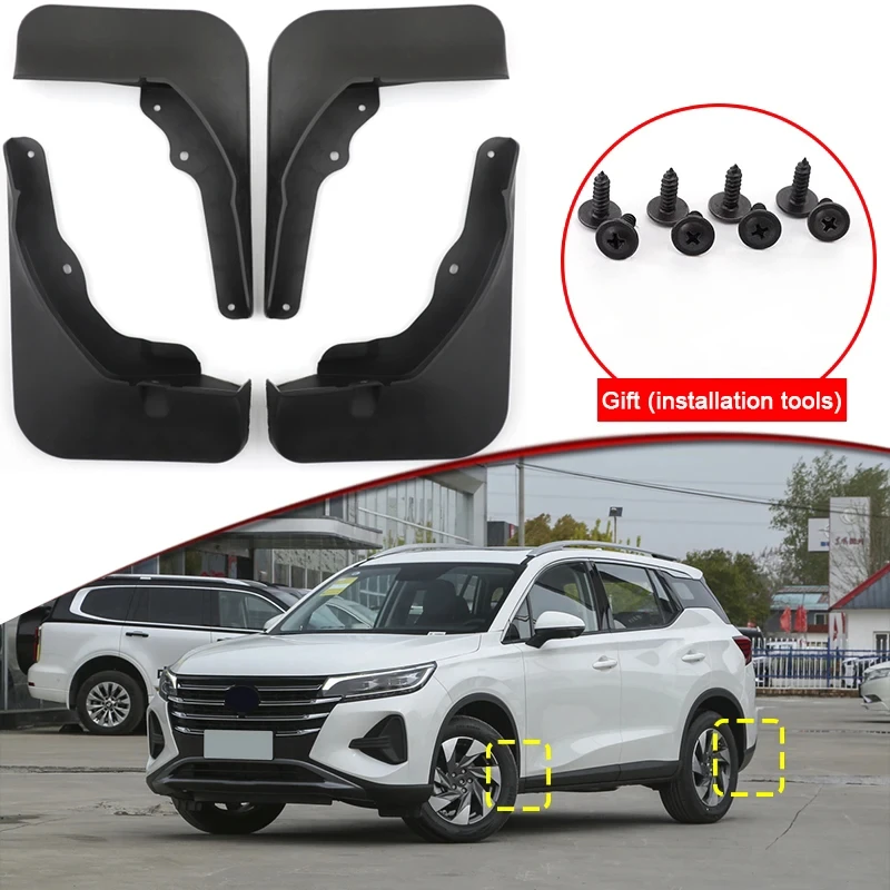 Car Styling per Trumpchi GAC GS4 2020-2023 ABS paraspruzzi per Auto paraspruzzi paraspruzzi parafango anteriore posteriore accessori Auto