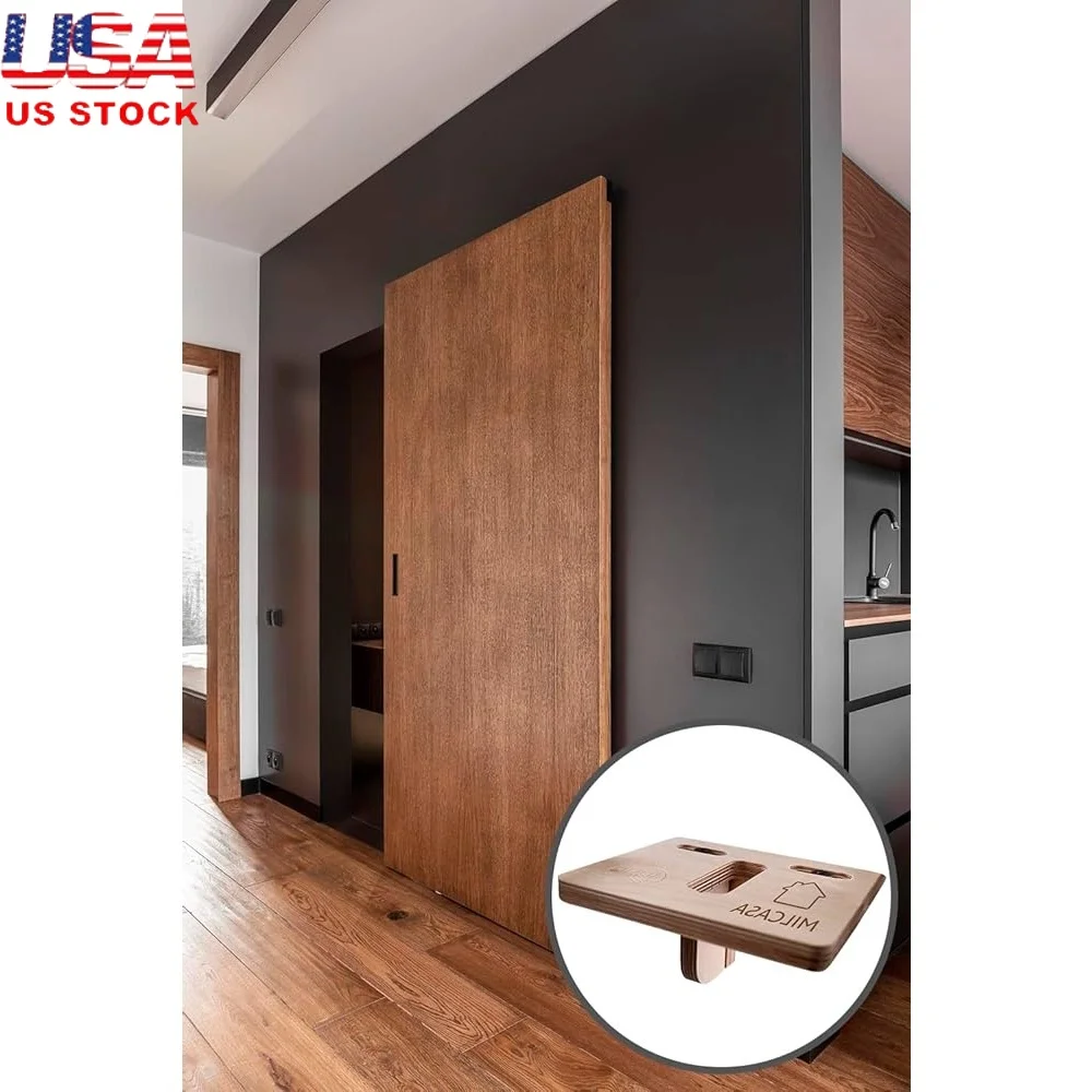 

Concealed Sliding Door Hardware System Wooden Doors Soft Closing Invisible Track Easy Install Template Included Heavy Duty 176