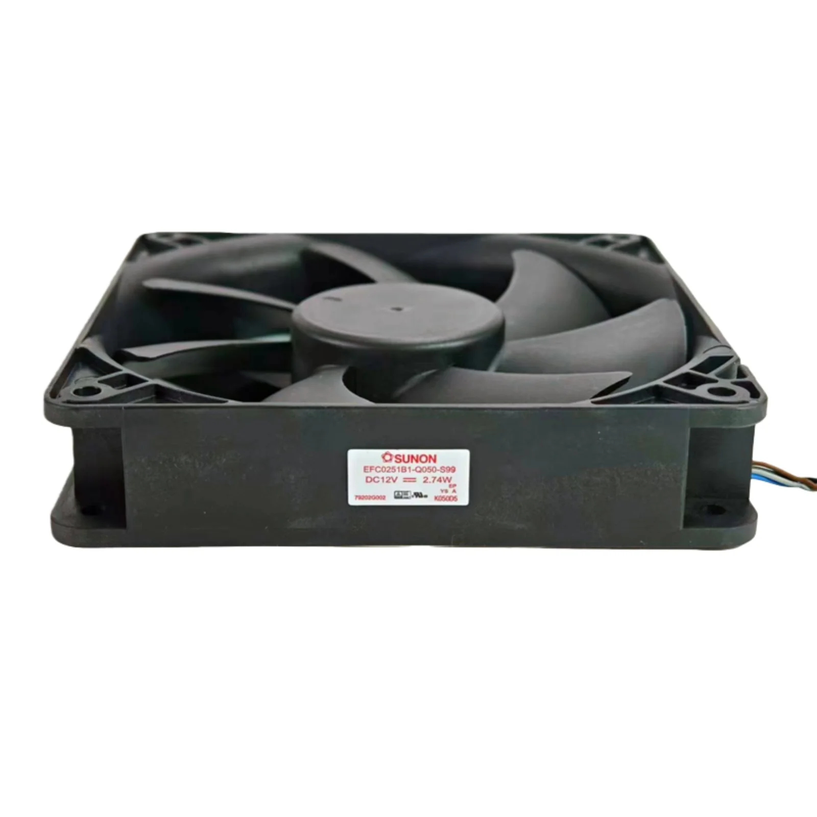 

new for SUNON EFC0251B1-Q050-S99 120x120x25mm DC12V Cooling Fan, 2.74W for Projector, Electronic Equipment, Quiet Operation