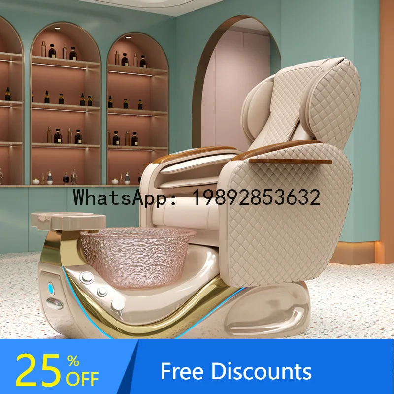 

CZ Pedicure Chair Foot Bath SPA Sofa Foot Therapy Electric Foot Spa Manicure Sofa Chair