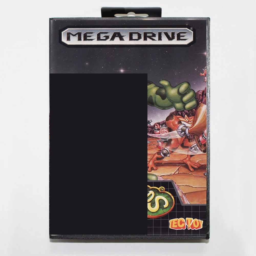 Recién llegado, tarjeta de juego MD Battletoads, cubierta BR de 16 bits para cartucho de consola de videojuegos Sega Megadrive Genesis