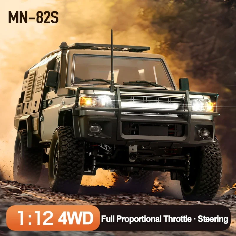 MN82S LC79 MN82Pro MN82T 2.4G 1:12 Full Scale Pickup Short Truck 4WD Climbing Car RC Car Remote Control Toy Christmas Xmas Gift