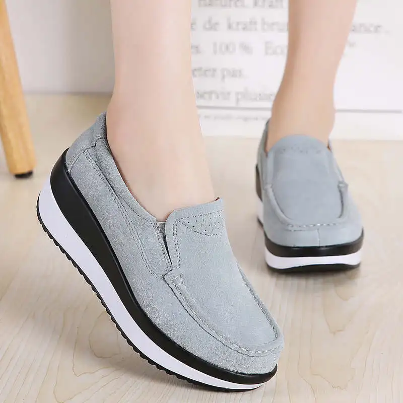 Thick Bottom Orthopedic Shoes For Women Safety Platform Loafers Bike Women\'s High Platform Sneakers Homre Platform Shoes Tennis