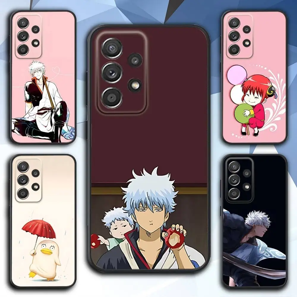 

Anime G-GinTama Phone Case For Samsung S 25,24,23,22,30,21,10,9,Ultra,Plus,Lite,FE,4,5 G Soft Black Case