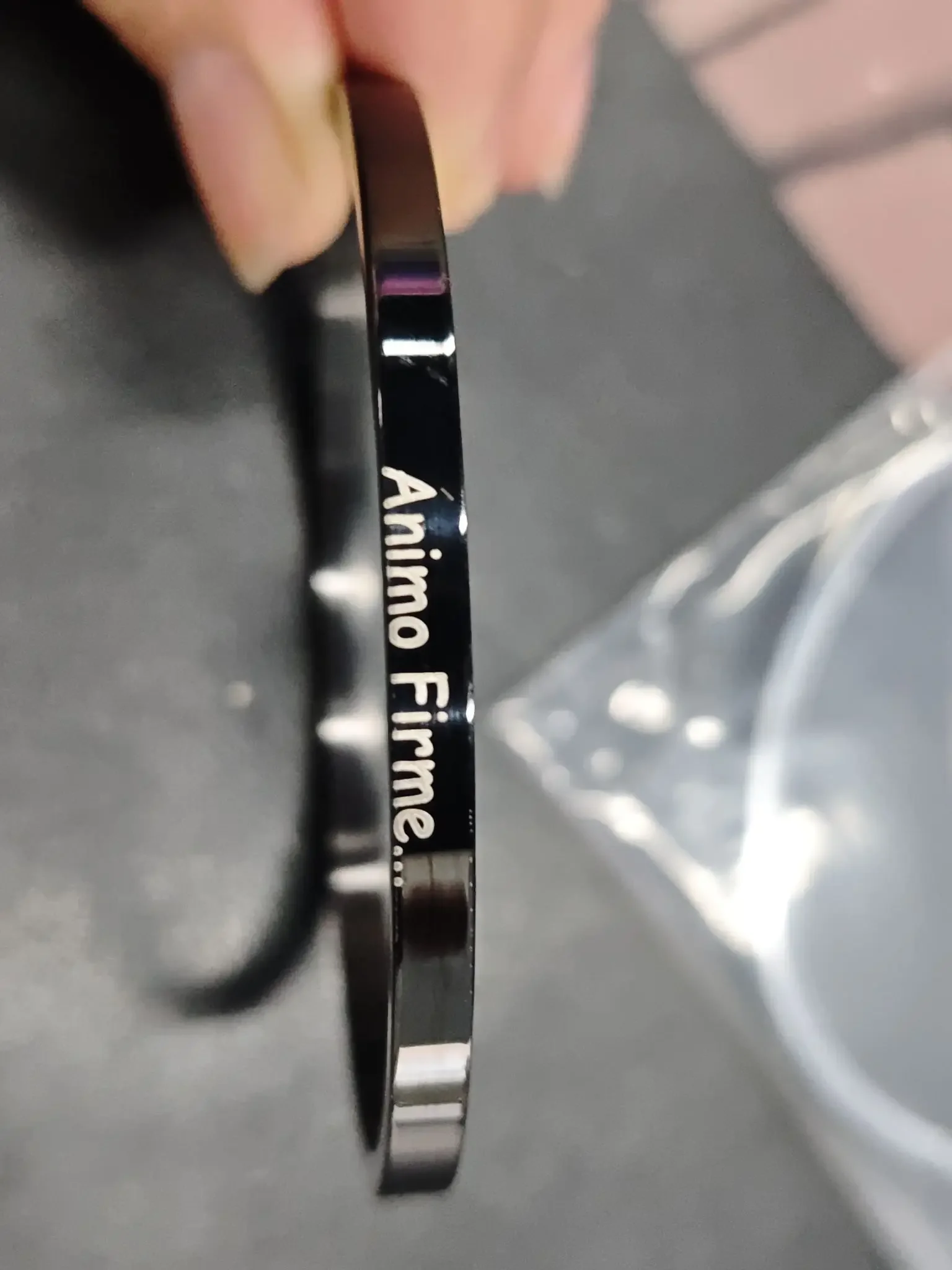 DUOYING Stainless Steel 4/6/8mm Lover Custom Name Personalized Bangles Simple Friendship Circle Coordinate Bracelet for Gifts