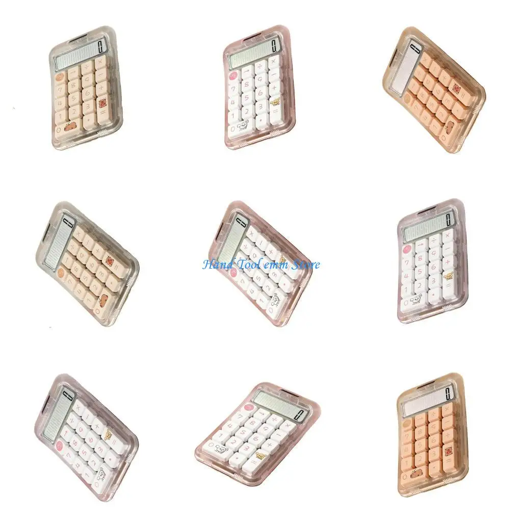 

H37F High appearance portable Transpicuous shell Capibala small sugar calculator
